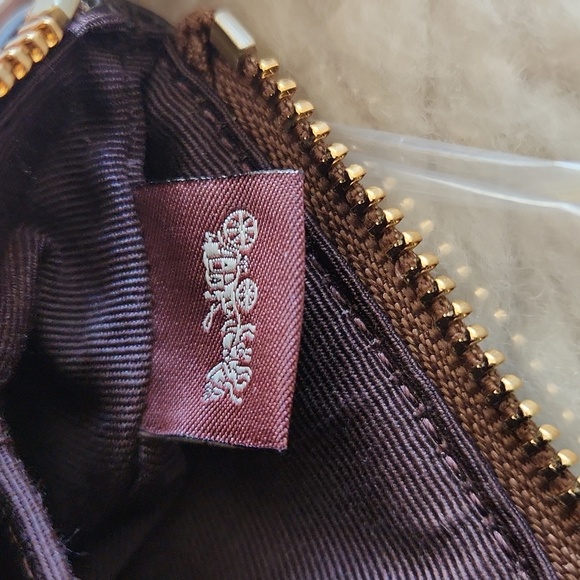 NWT IOB Coach Metallic Cherry Color Block Sig Corner Zip Wristlet 🍒 - Picture 10 of 16